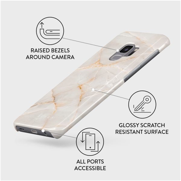 Vanilla Sand - Marble Samsung Galaxy S9 Case For Cheap - Image 3