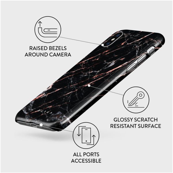 Rose Gold Marble - iPhone XS Max Case Cheap - Image 3