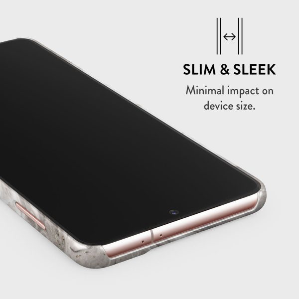 Snowstorm - Grey Marble Samsung Galaxy S21 Case Sale - Image 4