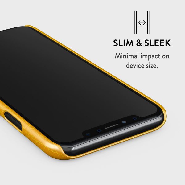 Canary Yellow - Snake Skin iPhone X   XS Case Discount - Image 4
