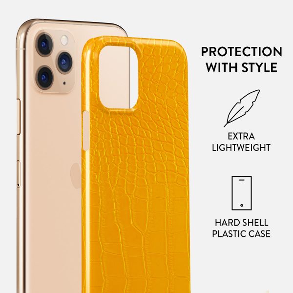 Canary Yellow - Snake Skin iPhone 11 Pro Max Case Sale - Image 2