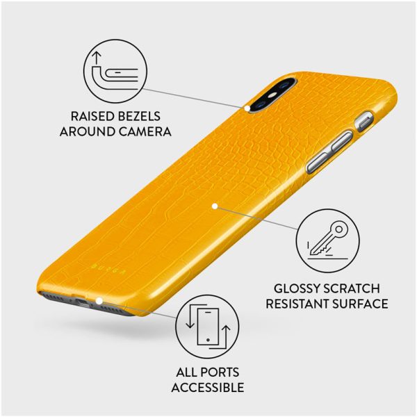 Canary Yellow - Snake Skin iPhone X   XS Case Discount - Image 3