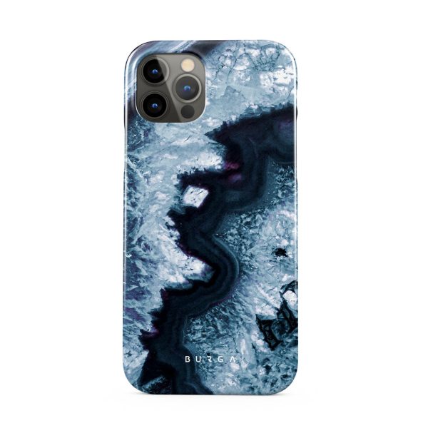 Frozen Lake - Gray Marble iPhone 12 Pro Max Case Sale