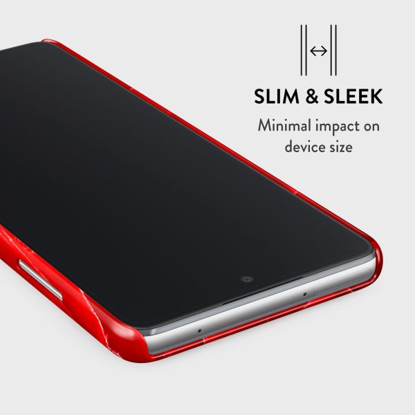 Wild Blaze - Red Samsung Galaxy A72 4G   5G Case Online now - Image 4