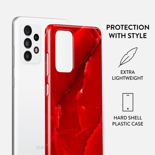Wild Blaze - Red Samsung Galaxy A72 4G   5G Case Online now - Image 2