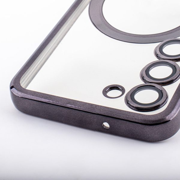 Reiko Magnetic Wireless Charging TPU Bumper Case for Galaxy S23 in Black | MaxStrata Online Hot Sale - Image 3