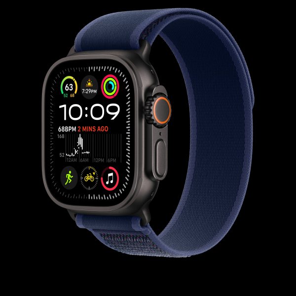 Apple 49mm Blue Trail Loop - S M - Black Titanium Finish - MYQ73AM A (2024) Online - Image 2