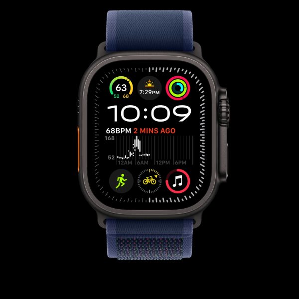 Apple 49mm Blue Trail Loop - S M - Black Titanium Finish - MYQ73AM A (2024) Online - Image 3